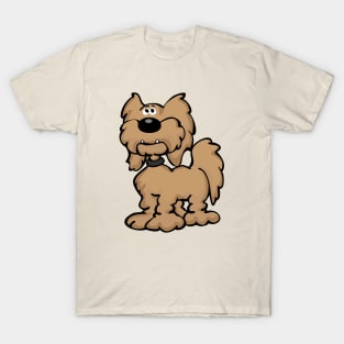 Labradoodle Dog Cartoon T-Shirt